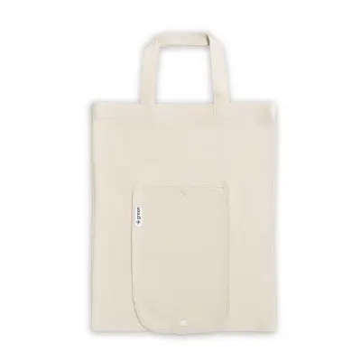 Borsa pieghevole in cotone riciclato BEIRUT - Immagine 3