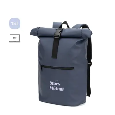 Zaino Roll Top con tasca per laptop - PORTLAND - Immagine 2