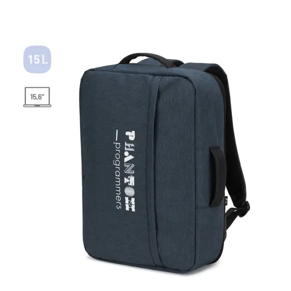 Zaino per laptop in poliestere riciclato - NIAMEY - Immagine 2