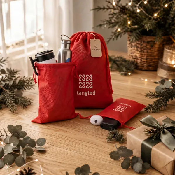 Ampia sacca in tessuto non tessuto - GIFT BAG L - Immagine 2