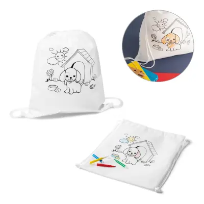 DRAWS Zaino a sacca da colorare - Immagine 1