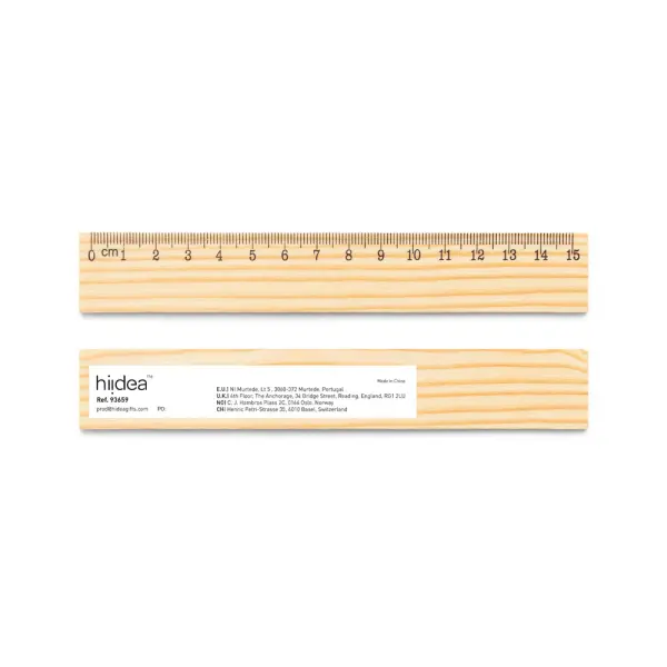 Righello in legno - WESLEY 15 - Immagine 1