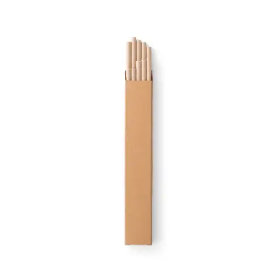 Set di 10 cannucce in carta kraft - LAMONE - Immagine 5