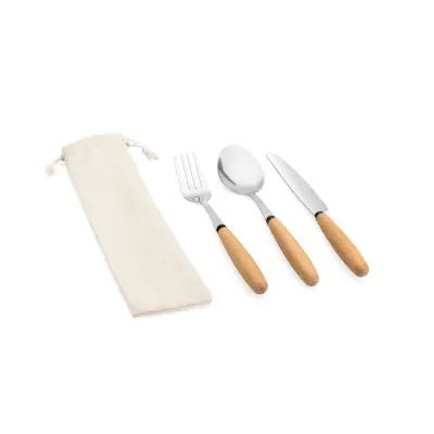 Set da 3 pezzi in legno di acacia - BOULUD - Immagine 3