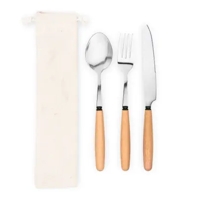 Set da 3 pezzi in legno di acacia - BOULUD - Immagine 6