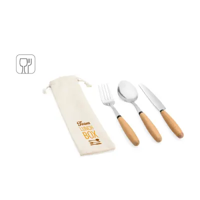 Set da 3 pezzi in legno di acacia - BOULUD - Immagine 2