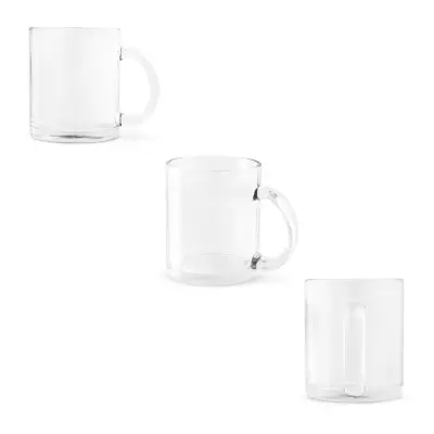 Tazza in vetro a sublimazione 350 ml - CARMO - Immagine 1
