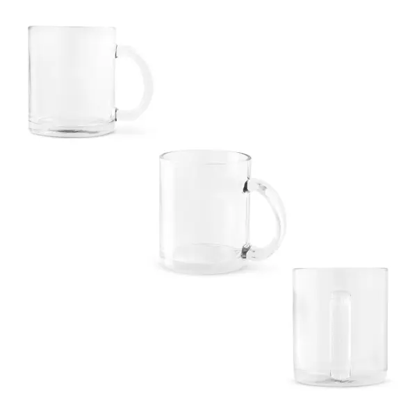Tazza in vetro a sublimazione 350 ml - CARMO - Immagine 1