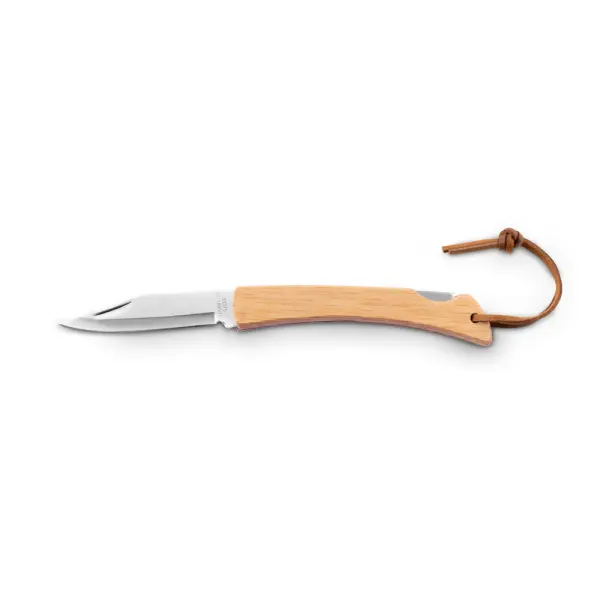 Coltellino tascabile RANGER con lama in acciaio inox e bambù - Immagine 6