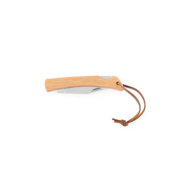 Coltellino tascabile RANGER con lama in acciaio inox e bambù - Immagine 7