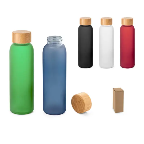 Bottiglia in vetro satinato 520 ml - LILLARD GLASS - Immagine 1