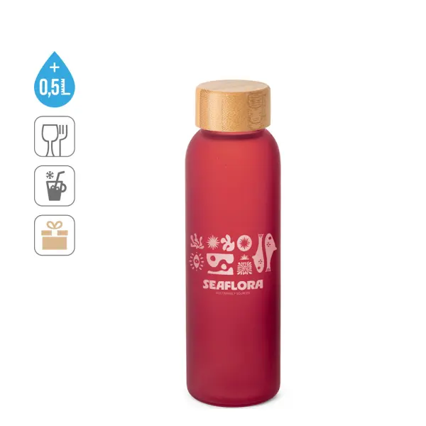 Bottiglia in vetro satinato 520 ml - LILLARD GLASS - Immagine 4
