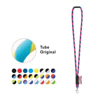 Lanyard economico WISBECH  tubo long Ø7 mm personalizzato
