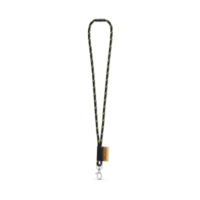 Lanyard economico MANSFIELD con stampa, in poliestere Ø7 mm - Immagine 4