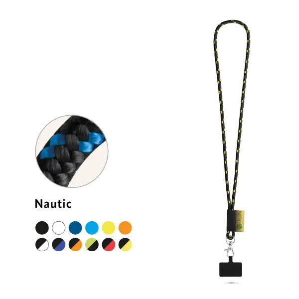 Porta telefono Lanyard NAUTIC lungo con moschettone - Immagine 1
