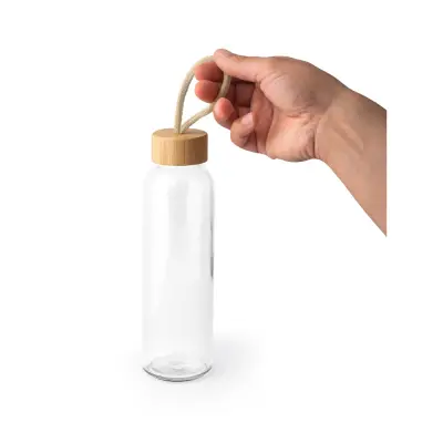 Borraccia in vetro e tappo in bambù 520 ml - CROSBY - Immagine 6