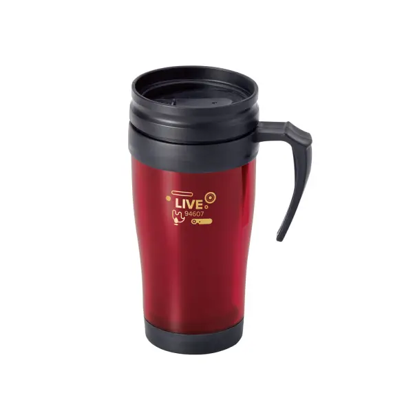 Tazza termica LIVE 420 mL in PP con doppio corpo - Immagine 2