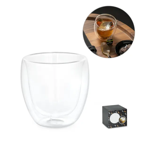 Bicchiere in vetro borosilicato 220 ml - AMERICANO - Immagine 1