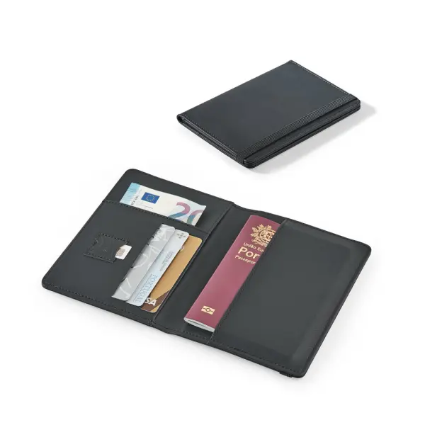 Porta passaporto con chiusura elastica - BRAM - Immagine 1