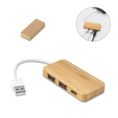 HUB con 2 porte USB-A e 1 USB-C - MOSER