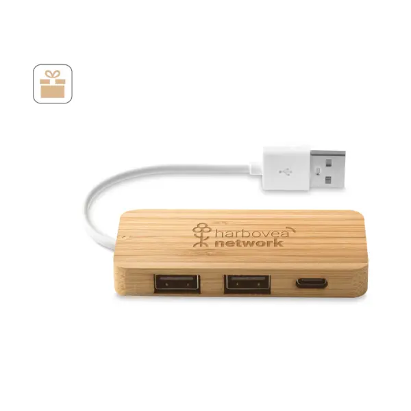 HUB con 2 porte USB-A e 1 USB-C - MOSER - Immagine 3