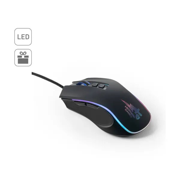 Mouse da gioco con cavo da 1.5 m - THORNE MOUSE RGB - Immagine 3