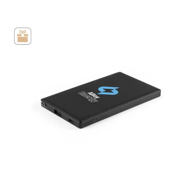 Power bank da 4.000 mAh in ABS riciclato - WIGNER - Immagine 4