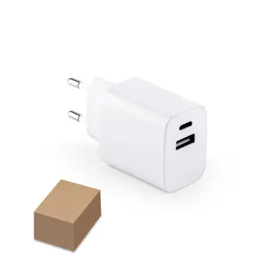 Adattatore di corrente con USB-A 18W - WEGENER