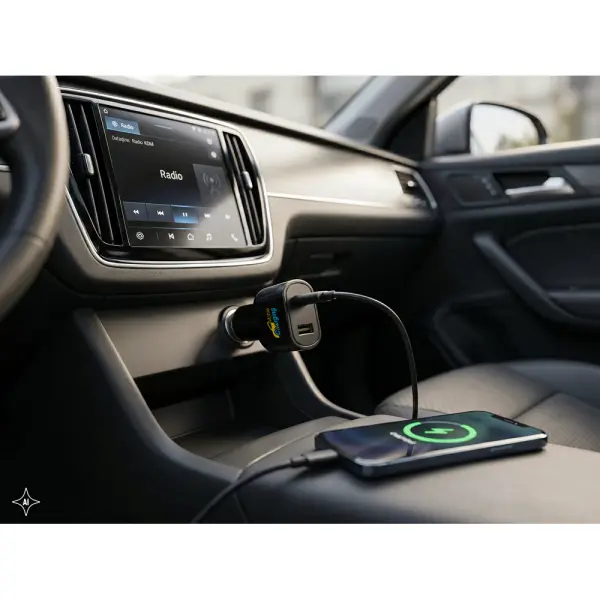 Adattatore da accendisigari con porta USB-A 18W - DIRAC - Immagine 3