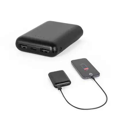 Power bank 8.000 mAh in ABS riciclato - LEAKEY 8