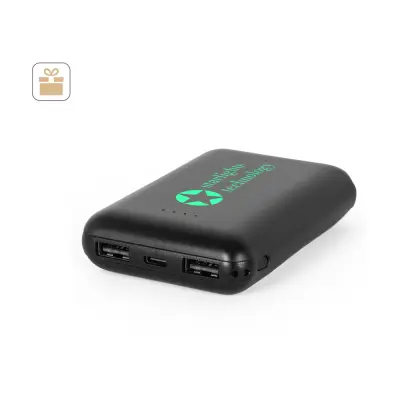 Power bank 8.000 mAh in ABS riciclato - LEAKEY 8 - Immagine 3