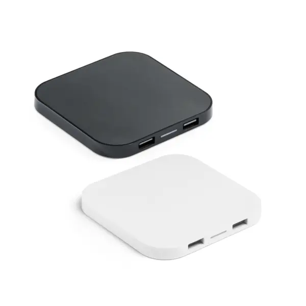 CAROLINE Caricatore wireless e hub USB 20 - Immagine 1