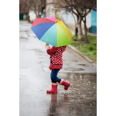 Ombrello colorato per bambini da 19'' - OLIVIA - Immagine 2