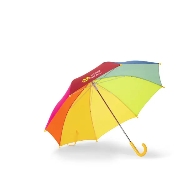 Ombrello colorato per bambini da 19'' - OLIVIA - Immagine 3