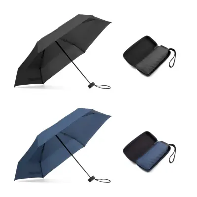 Mini ombrello compatto da 19” in pongee - EMMA - Immagine 1