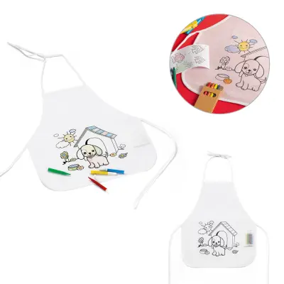 Grembiule per bambino da colorare - NILO