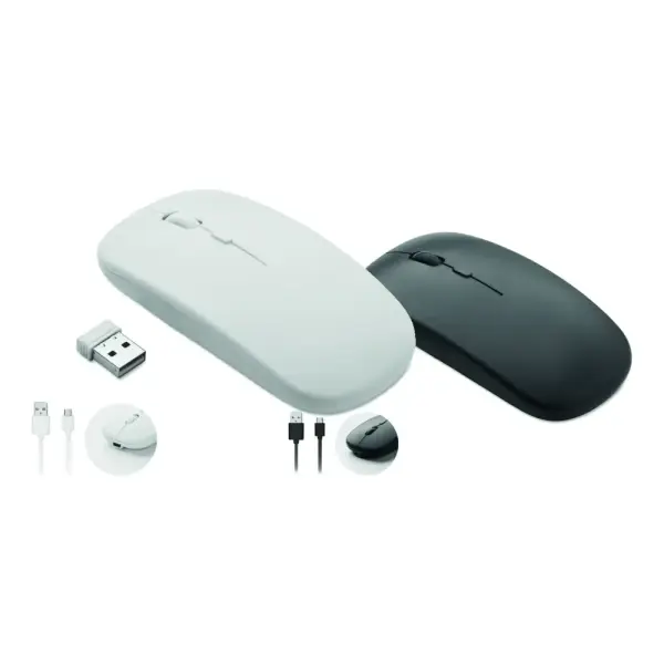 Mouse wireless ricaricabile - CURVY C - Immagine 1