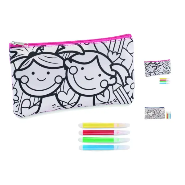 Astuccio con pennarelli - KIDDO - Immagine 1