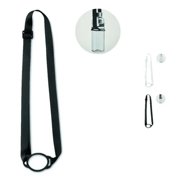 Cordino portabicchieri LANCUP in silicone personalizzato - Immagine 1