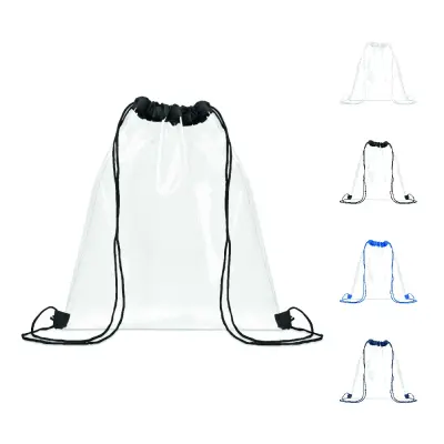Zainetto a sacca USEE trasparente 44x14x44 cm - Immagine 1