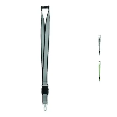 Lanyard riflettente TOSEE RPET 2,5 cm promozionale - Immagine 1