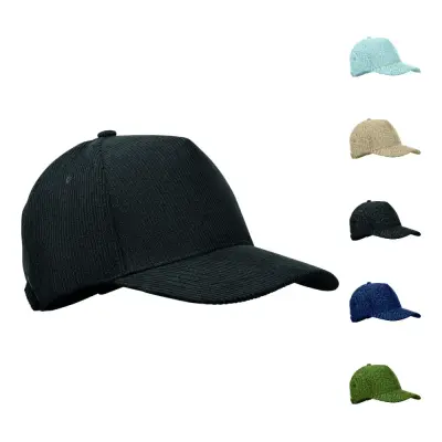 Cappellino classico WALE in velluto a coste personalizzato - Immagine 1