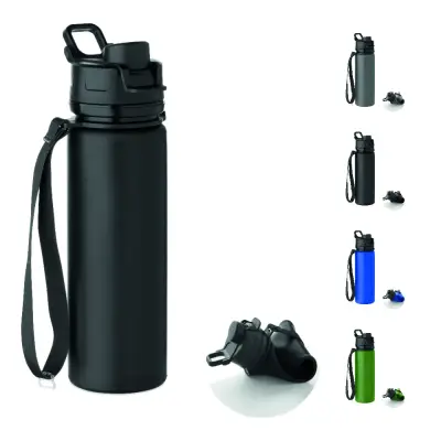 Borraccia pieghevole LETT 500 ml con logo