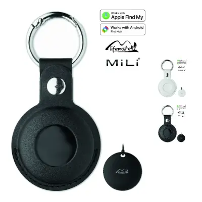 Portachiavi localizzatore LIFEMATE IN PU CASE personalizzato - Immagine 1