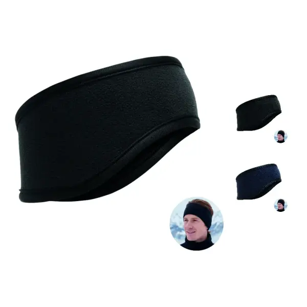 Fascia scaldacollo WAVES in pile personalizzata - Immagine 1