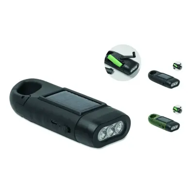 Torcia CRANCH a 3 LED personalizzata con il tuo logo - Immagine 1