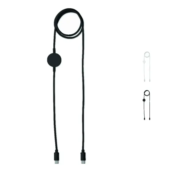 Cavo USB ARGER 1 m con stampa del tuo logo - Immagine 1