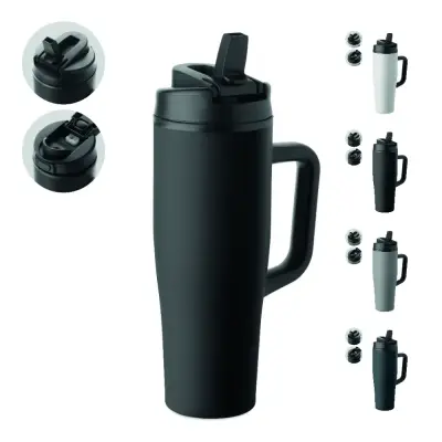 Tazza termica ATLANTA 900 ml riciclata personalizzabile - Immagine 1