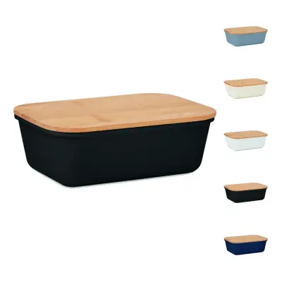 Porta pranzo THURSDAY in PP e bamboo personalizzabile