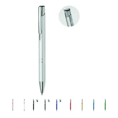 Penna in metallo BERN RA alluminio riciclato con logo - Immagine 1